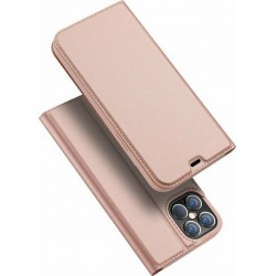 Dux Ducis Skin Pro Book Δερματίνης Ροζ Χρυσό (iPhone 12 Pro Max)