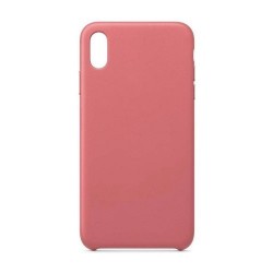 Hurtel ECO Leather Back Cover Δερματίνης Ροζ (iPhone XS Max)