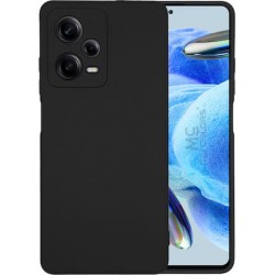 Back Cover Σιλικόνης Μαύρο (Redmi Note 12 5G)