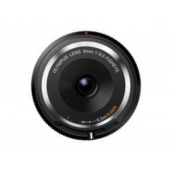 Olympus 9mm 1:8.0 FISHEYE BLACK BODY CAP LENS (BCL-0980) Lense Micro FT