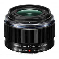 Olympus 25mm 1:1.8 II BLACK M.ZUIKO DIGITAL (ES-M2518) Lense Micro FT