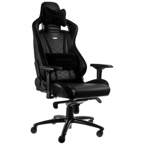 noblechairs EPIC Gaming Chair Breathable, 4D armrests, 60mm casters - black
