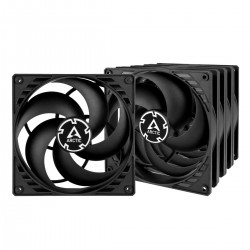 Arctic P14 PWM PST Value Pack - 5 Fans - Case Fan 4pin -140mm black/black