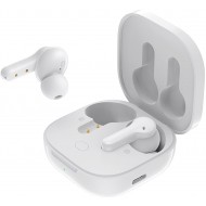 QCY T13 TWS WHITE Dual Driver 4-mic noise cancel. True Wireless Earbuds - Quick Charge 380mAh