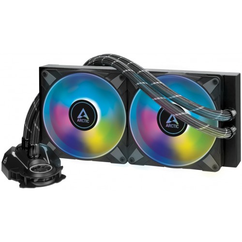 Arctic Liquid Freezer II-280 A-RGB:All-in-One CPU Water Cooler with 280mm radiator and 2x P14PWMPSTA