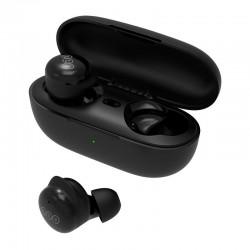 QCY T17 TWS BLACK 6mm dynamic driver-mic noise cancel. Music time: 4h. Calling time: 3,5h. Bluetooth