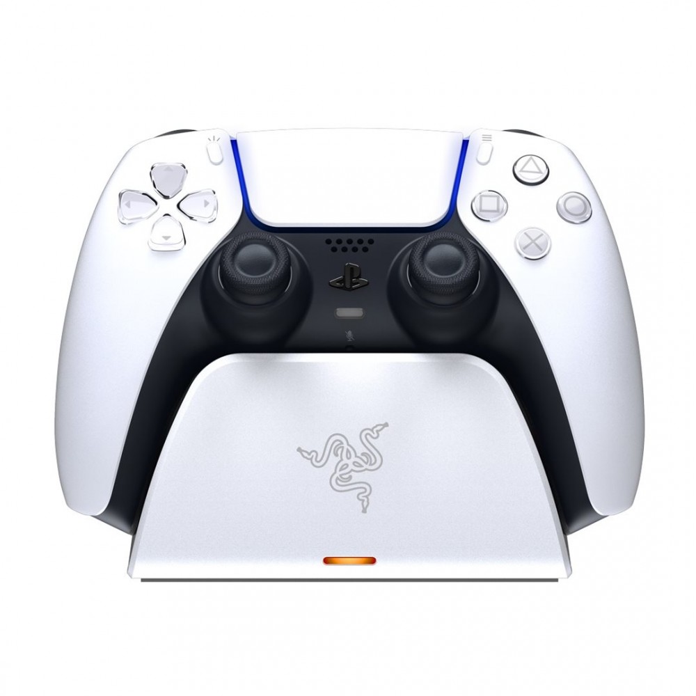 Razer Universal Quick Charging Stand for PlayStation 5 - White Razer Universal Quick Charging Stand for PlayStation 5 - White