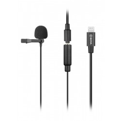 BOYA BY-M2 wired mic Lavalier mic for iPhone