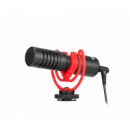 BOYA BY-MM1+ shotgun mic Universal Mini Shotgun Mic 3.5mm for camera, phone, laptop improved signal