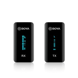 BOYA BY-XM6-S1 2.4 Ghz wireless mic system 3.5mm for camera, phone, laptop (1 transmitter)