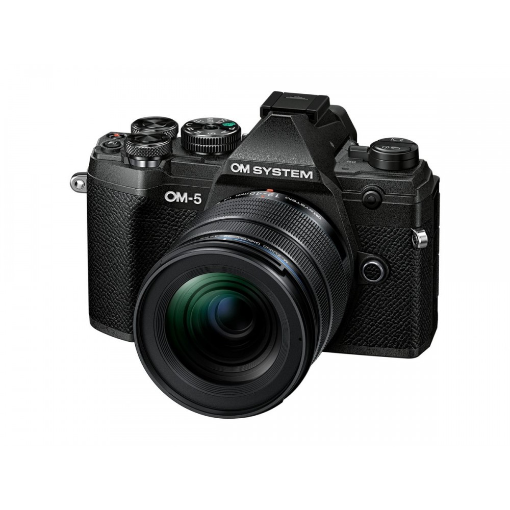 Olympus OM-5 Kit 12-45, body black, M.Zuiko Digital 12-45mm F4 PRO lens, BLS-50 Battery, Eyecup, USB Olympus OM-5 Kit 12-45, body black, M.Zuiko Digital 12-45mm F4 PRO lens, BLS-50 Battery, Eyecup, USB