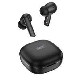 QCY HT05 Melobuds ANC TWS BLACK Dual Driver 6-mic noise cancel. True Wireless Earbuds - 10mm drivers