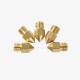 CREALITY 0,4mm Brass Nozzle Kit (x5 pcs) of 6x13mm International Brass Nozzles CREALITY 0,4mm Brass Nozzle Kit (x5 pcs) of 6x13mm International Brass Nozzles
