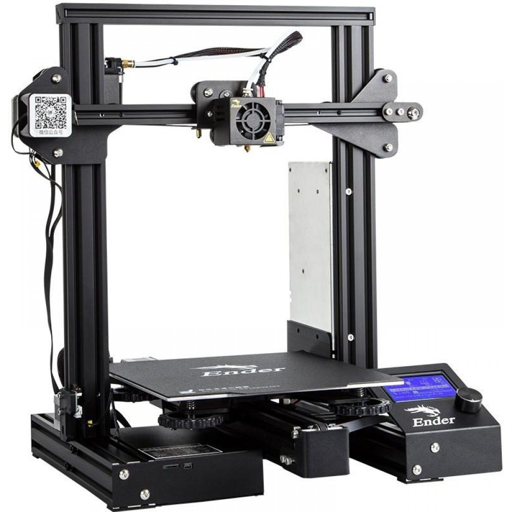 CREALITY Ender-3 3D Printer - Heated Bed DIY FDM, build size 220x220x250mm CREALITY Ender-3 3D Printer - Heated Bed DIY FDM, build size 220x220x250mm