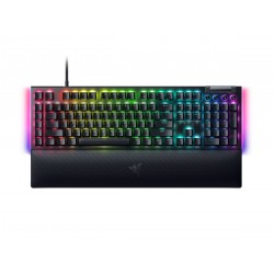 Razer BLACKWIDOW V4 - RGB Gaming Mechanical Keyboard - Underglow LED - Macro - Green Clicky Switches