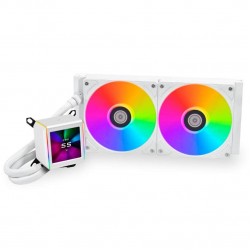 Lian Li Galahad II LCD 280 White - AIO GPU Liquid Cooler  with ARGB Fans