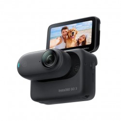 Insta360 GO 3 Black(128GB)  - Pocket sized Action Camera, Waterproof -4m, 2.7K, 35g, Flow stabilizat