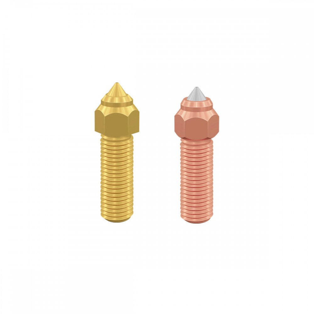 Creality Nozzle Kit x2 Brass & Steel for Ender-3 V3 KE & K1 K1max (2023) Creality Nozzle Kit x2 Brass & Steel for Ender-3 V3 KE & K1 K1max (2023)