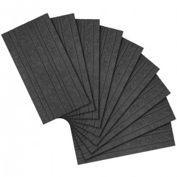 Streamplify ACOUSTIC PANEL - 9 Pack, grey 60x30cm, 12mm -20db noise reduction