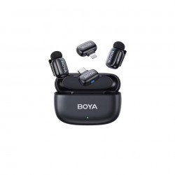 BOYA Mini iPhone Lightning & Type-C - 2,4GHz 2mic Wireless Microphone with Charging Box