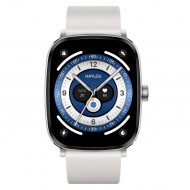 Haylou RS5 Silver - BT Call Smart Watch 2,01 AMOLED 410x502 2 Straps (Silicon & Woven) 100 faces IP6