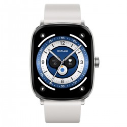Haylou RS5 Silver - BT Call Smart Watch 2,01 AMOLED 410x502 2 Straps (Silicon & Woven) 100 faces IP6