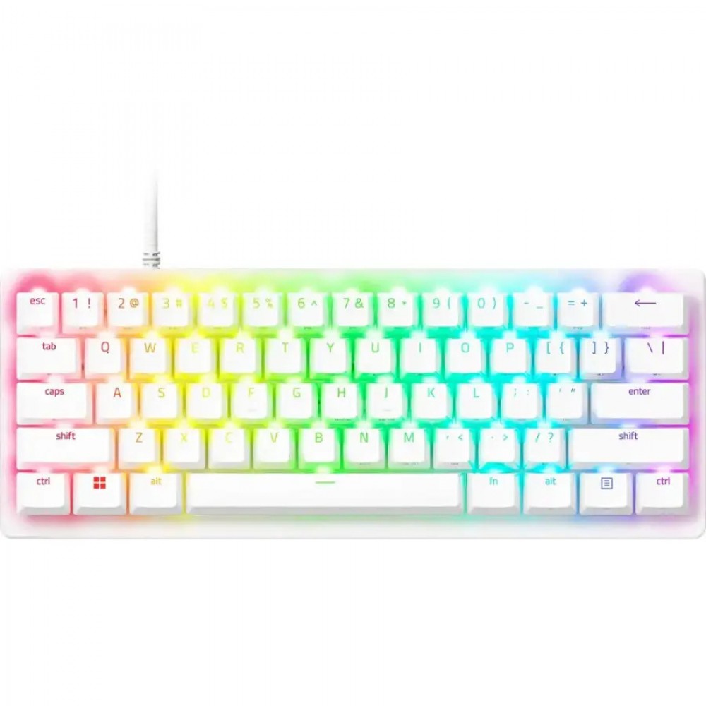 Razer HUNTSMAN V3 PRO MINI WHITE ANALOG - 60% Optical Gaming Keyboard - Rapid Trigger - US Layout Razer HUNTSMAN V3 PRO MINI WHITE ANALOG - 60% Optical Gaming Keyboard - Rapid Trigger - US Layout