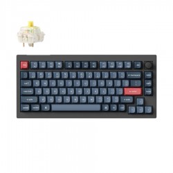 Keychron V1 Max (V1M-D4) QMK/VIA Wireless Custom Mechanical Keyboard Banana Switch RGB 75% US