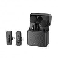 BOYA BY-V3 Combo Mobile Wireless Mic for Android iPhone (USB-C & Lightning) 2 person vlog w charging