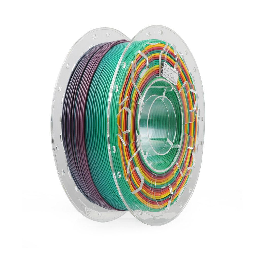 Creality CR-PLA Rainbow, 3D Printer Filament 1 kg Spool,1.75 mm (3301010010) Creality CR-PLA Rainbow, 3D Printer Filament 1 kg Spool,1.75 mm (3301010010)