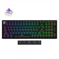 Keychron K4 HE (K4H-J1) Shine-Through Wireless Magnetic Hall Effect RGB Keyboard 96% US Layout