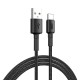 QCY USB-A to Type-C braided wire Cable Fast Charging & Data, 60W TPE+ high densidy 1,2m QCY USB-A to Type-C braided wire Cable Fast Charging & Data, 60W TPE+ high densidy 1,2m