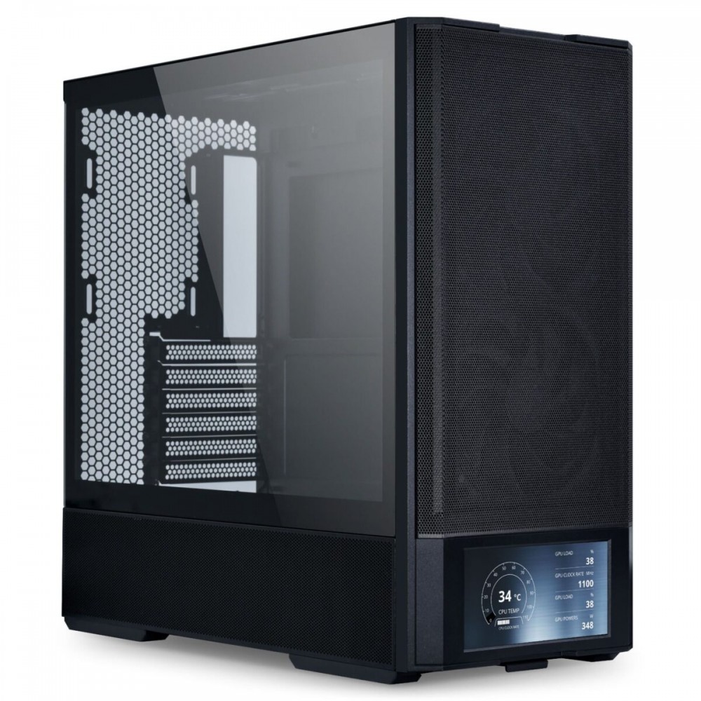 Lian Li LANCOOL 207 DIGITAL Black - 6 LCD Screen - ATX PC Case (4 FANS) 2 x 140mm & 2 x 120mm PWM Lian Li LANCOOL 207 DIGITAL Black - 6 LCD Screen - ATX PC Case (4 FANS) 2 x 140mm & 2 x 120mm PWM