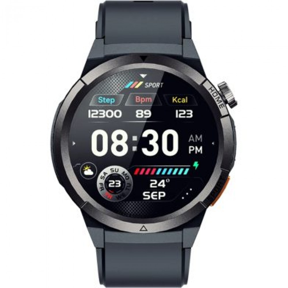 QCY Active GX Watch S12 Black 1,43 AMOLED HD 466x466 Metal Crown & Strap Call HD BT Watch IP68 QCY Active GX Watch S12 Black 1,43 AMOLED HD 466x466 Metal Crown & Strap Call HD BT Watch IP68