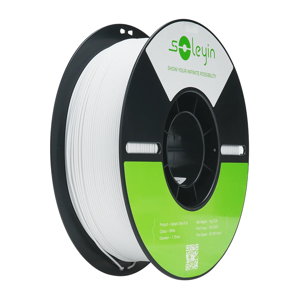 Creality Soleyin Ultra PLA White 3D Printer Filament 1 kg Spool,1.75 mm Creality Soleyin Ultra PLA White 3D Printer Filament 1 kg Spool,1.75 mm