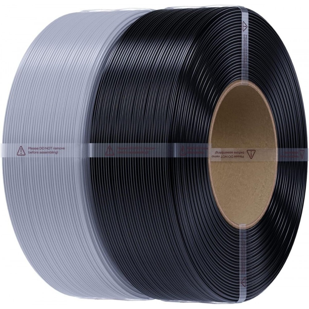 Creality CR-PETG Value Pack 2kg - No Reel - Black & Gray 3D Printer Filament Refill (Black+Grey) Creality CR-PETG Value Pack 2kg - No Reel - Black & Gray 3D Printer Filament Refill (Black+Grey)