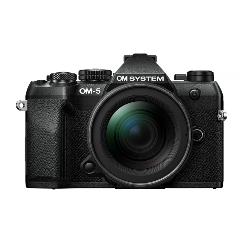 Olympus OM-5 II 1245 Kit black, OM-5 II body black, M.Zuiko Digital 12-45mm F4 PRO lens black,BLS-50
