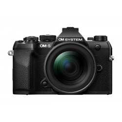 Olympus OM-5 II 1245 Kit black, OM-5 II body black, M.Zuiko Digital 12-45mm F4 PRO lens black,BLS-50