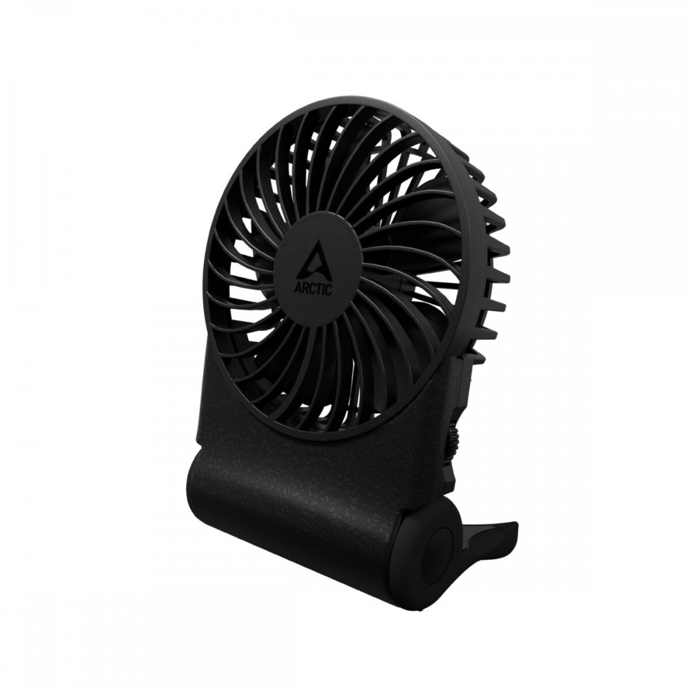 ARCTIC Summair2Go - Black Portable Battery-Powered Handheld Fan w. Battery ARCTIC Summair2Go - Black Portable Battery-Powered Handheld Fan w. Battery