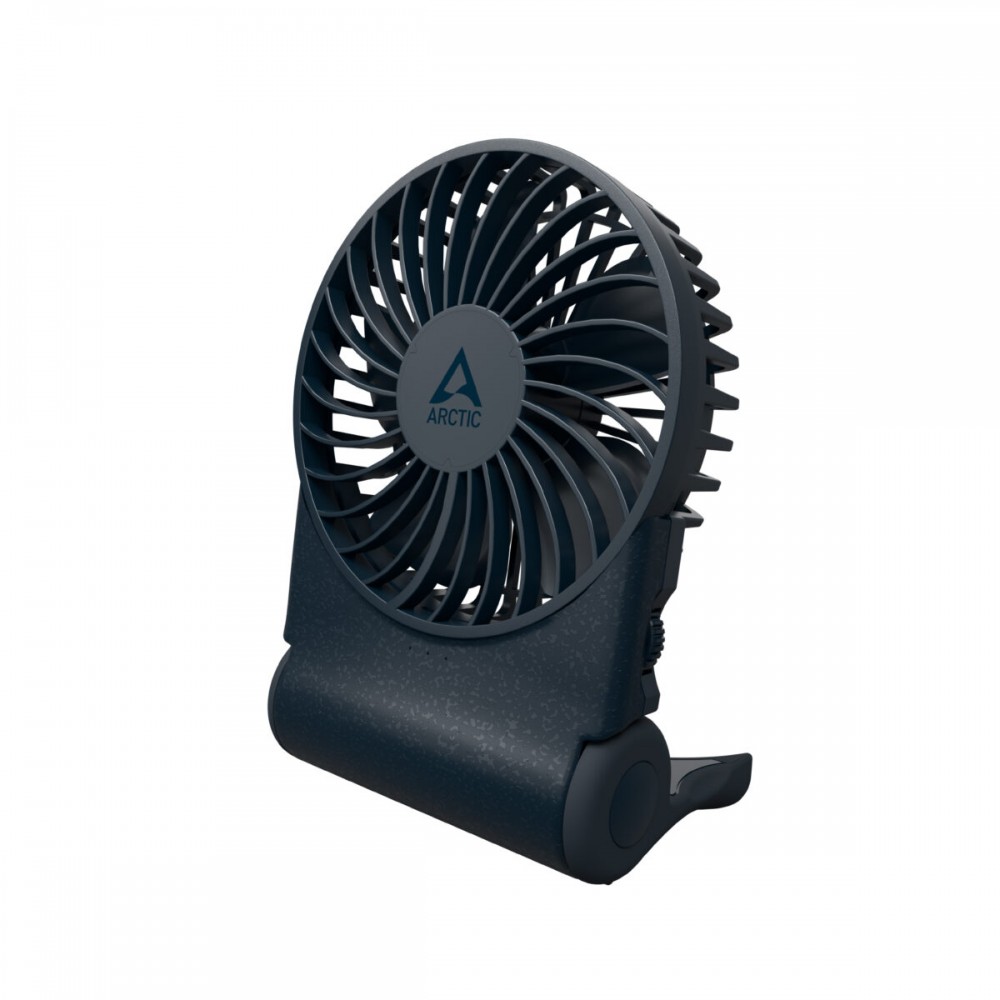 ARCTIC Summair2Go -  Dark Blue Portable Battery-Powered Handheld Fan w. Battery
