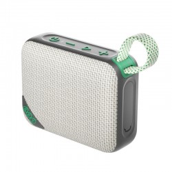 QCY SP2 Green Brown - Pocket Size IP67 RGB BT Speaker Deep Punch Bass TWS Stereo Subwoofer 17h