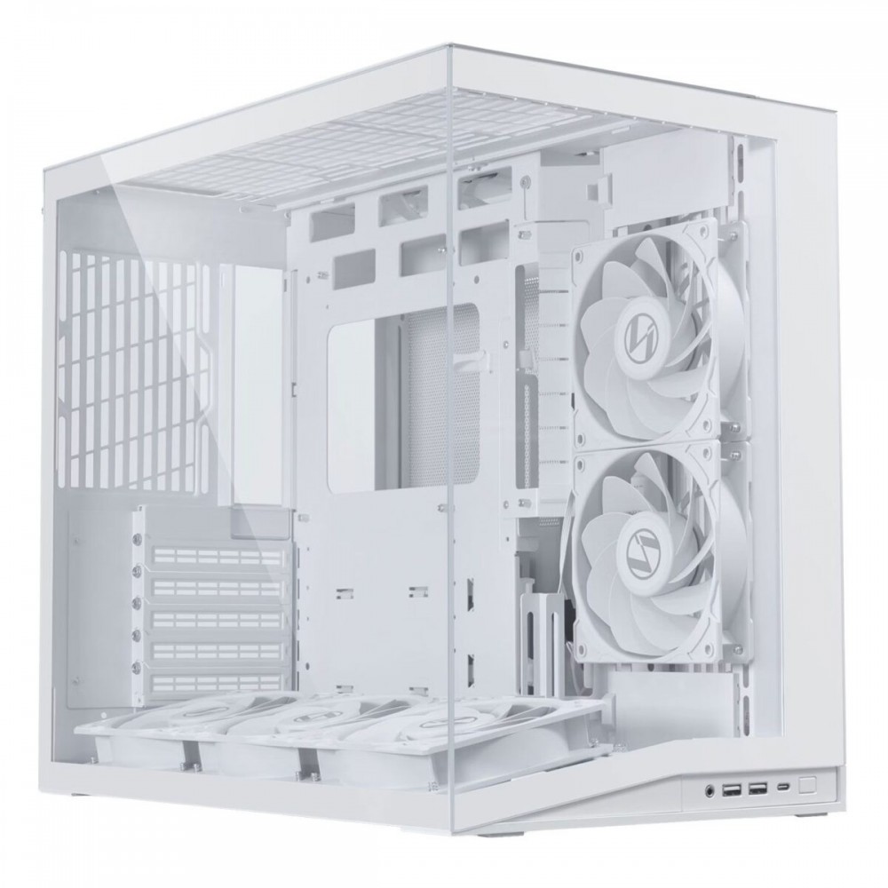 Lian Li O11D Mini V2 FLOW WHITE - ATX PC GAMING CASE - 5x FANS - IMPROVED AIRFLOW - GPU SUPPORT BRAC Lian Li O11D Mini V2 FLOW WHITE - ATX PC GAMING CASE - 5x FANS - IMPROVED AIRFLOW - GPU SUPPORT BRAC