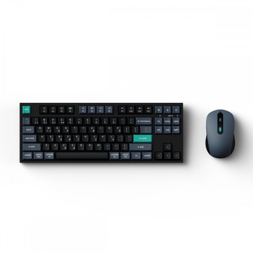 Keychron B33 Combo (KCBD1-GR) Wireless Keyboard and Mouse 80% GR Layout Black-Green