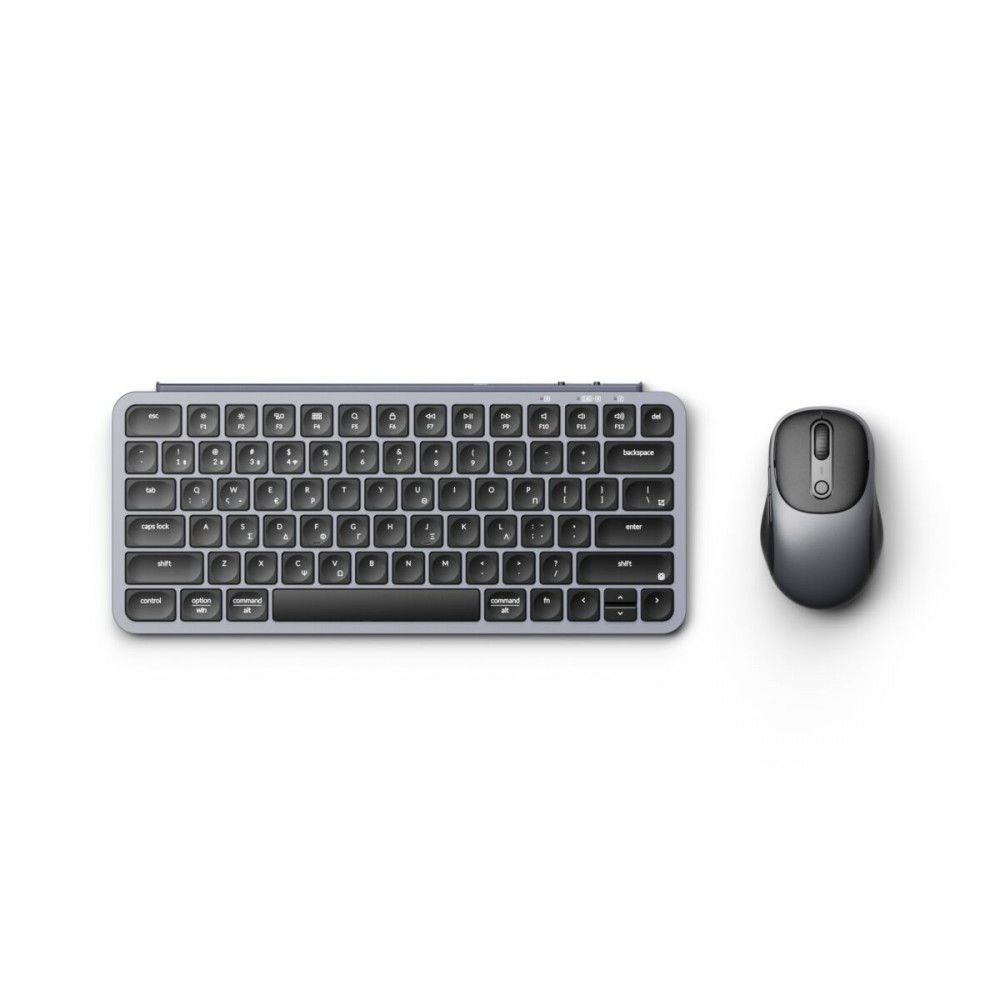 Keychron B1 Pro Combo (KCBD3-GR) Ultraslim Wireless Keyboard and Mouse 75% GR - Space Grey Keychron B1 Pro Combo (KCBD3-GR) Ultraslim Wireless Keyboard and Mouse 75% GR - Space Grey