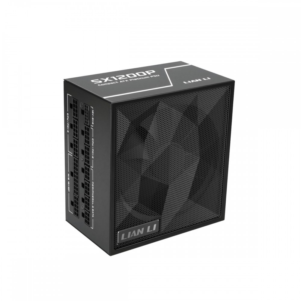 Lian Li SX 1200P Black - PLATINUM 1200W - ATX 3.1 - 12V-2x6 - Japanese Capacitor - 10 Years Warranty Lian Li SX 1200P Black - PLATINUM 1200W - ATX 3.1 - 12V-2x6 - Japanese Capacitor - 10 Years Warranty