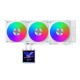 Lian Li Hydroshift II LCD-S 360CL White - RGB AIO CPU Cooler - 3.4 Screen - 1851/1700, AM5/AM4