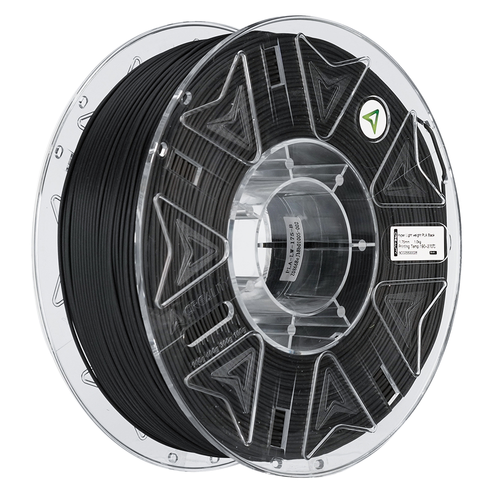 Creality Hyper Lightweight PLA Black (FOAM PLA) 3D Printer Filament for RC Models, 1 kg Spool1.75 Creality Hyper Lightweight PLA Black (FOAM PLA) 3D Printer Filament for RC Models, 1 kg Spool1.75