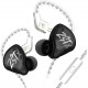 KZ ZST X Black With Mic - IEM 3,5 In Ear Monitor Earphones, Dynamic Hybrid Dual Driver 1BA+1DD, 2x KZ ZST X Black With Mic - IEM 3,5 In Ear Monitor Earphones, Dynamic Hybrid Dual Driver 1BA+1DD, 2x