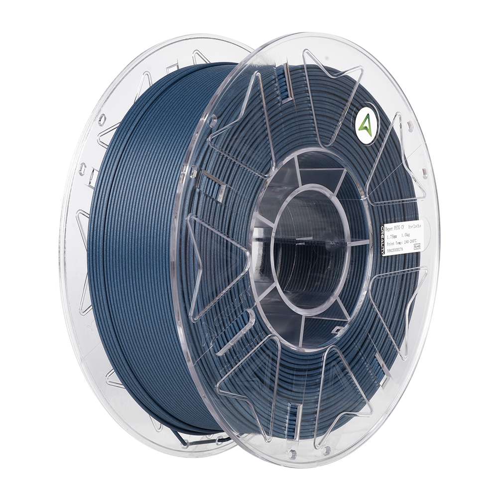 Creality Hyper PETG-CF Dusk Blue Carbon Fiber 3D Printer Filament, High Strength, 1 kg Spool1.75 Creality Hyper PETG-CF Dusk Blue Carbon Fiber 3D Printer Filament, High Strength, 1 kg Spool1.75