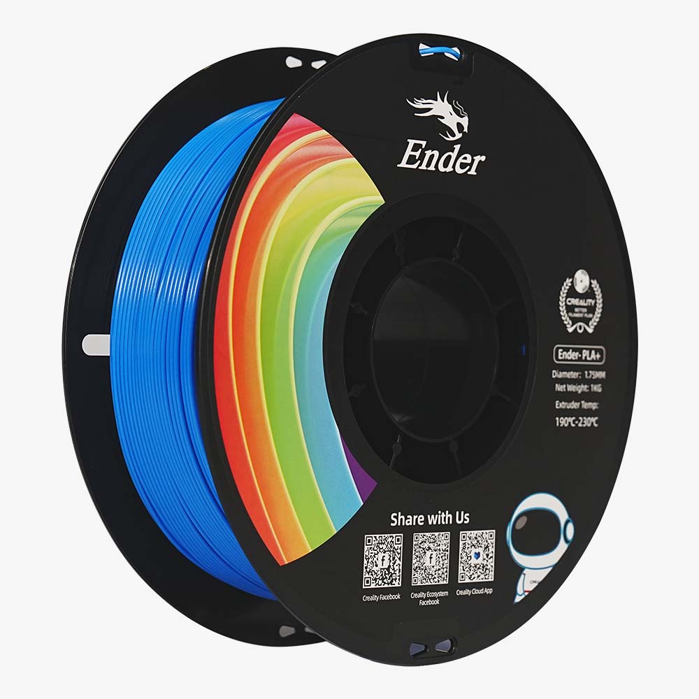 Creality EN-PLA+ Blue Ender 3D Printer Filament Strength 34MPA Bend 77MPa 1 kg Spool1.75 Creality EN-PLA+ Blue Ender 3D Printer Filament Strength 34MPA Bend 77MPa 1 kg Spool1.75